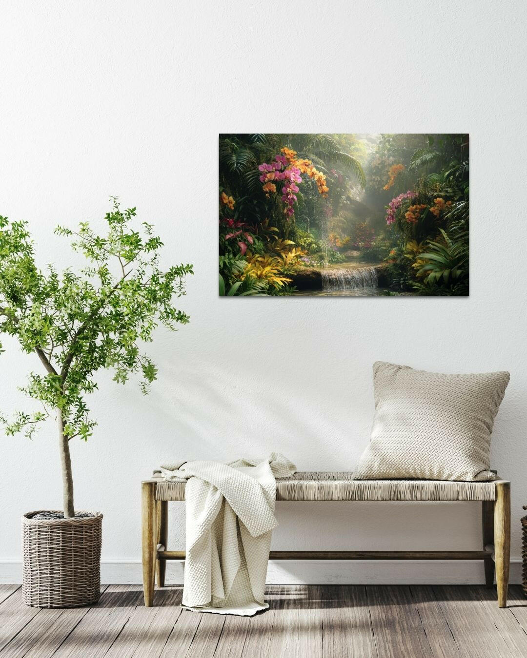 Serene Jungle - Modern Oasis Sensory Design & Art Studio - Canvas