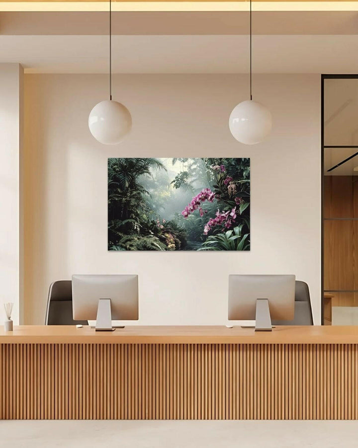 Calm Tropics Metal Art - Modern Oasis Sensory Design & Art Studio - Home Decor