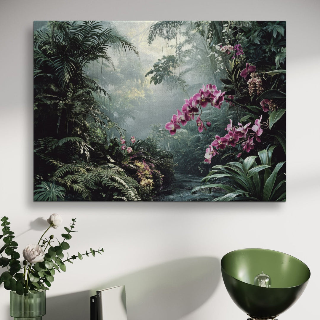 Calm Tropics - Modern Oasis Sensory Design & Art Studio - Canvas