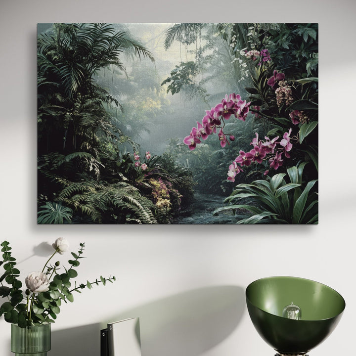 Calm Tropics - Modern Oasis Sensory Design & Art Studio - Canvas