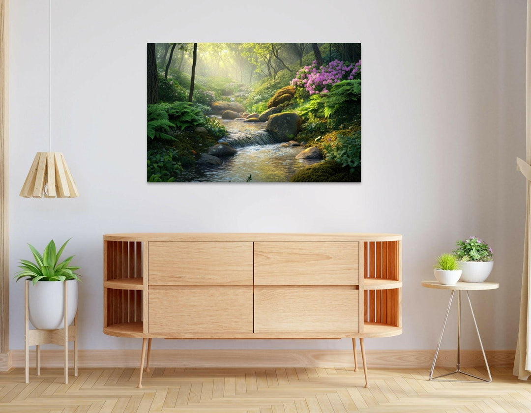 Tropical Ray of Calm Metal Art - Modern Oasis Sensory Design & Art Studio - Home Decor