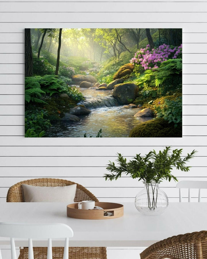 Tropical Ray of Calm Metal Art - Modern Oasis Sensory Design & Art Studio - Home Decor