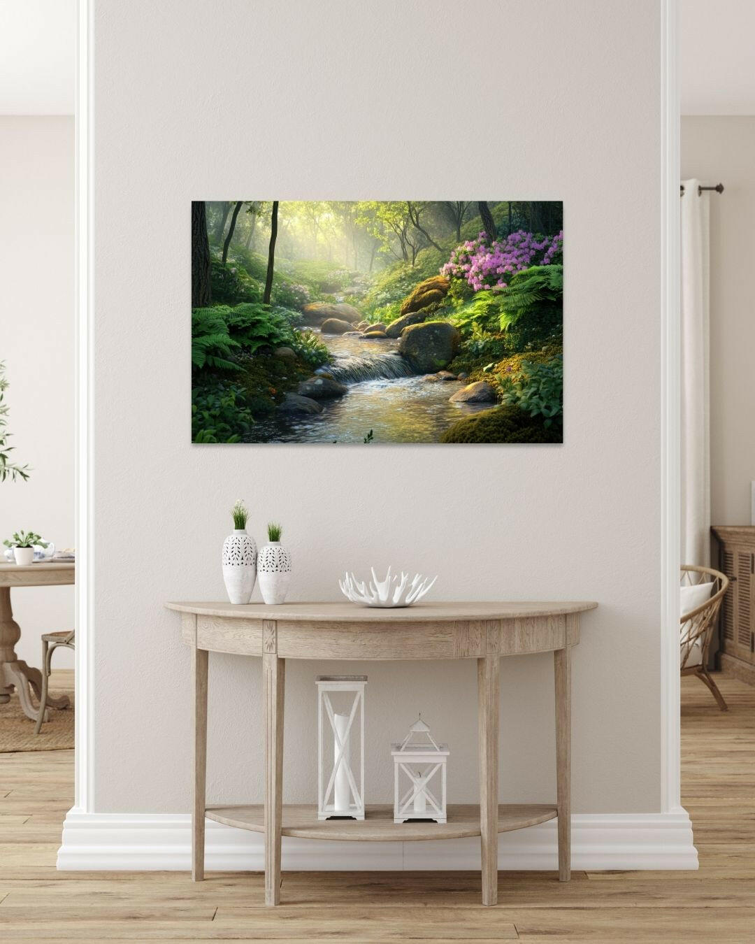 Tropical Ray of Calm Metal Art - Modern Oasis Sensory Design & Art Studio - Home Decor