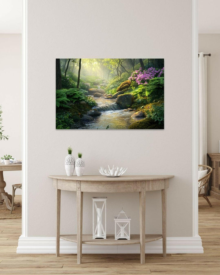 Tropical Ray of Calm Metal Art - Modern Oasis Sensory Design & Art Studio - Home Decor
