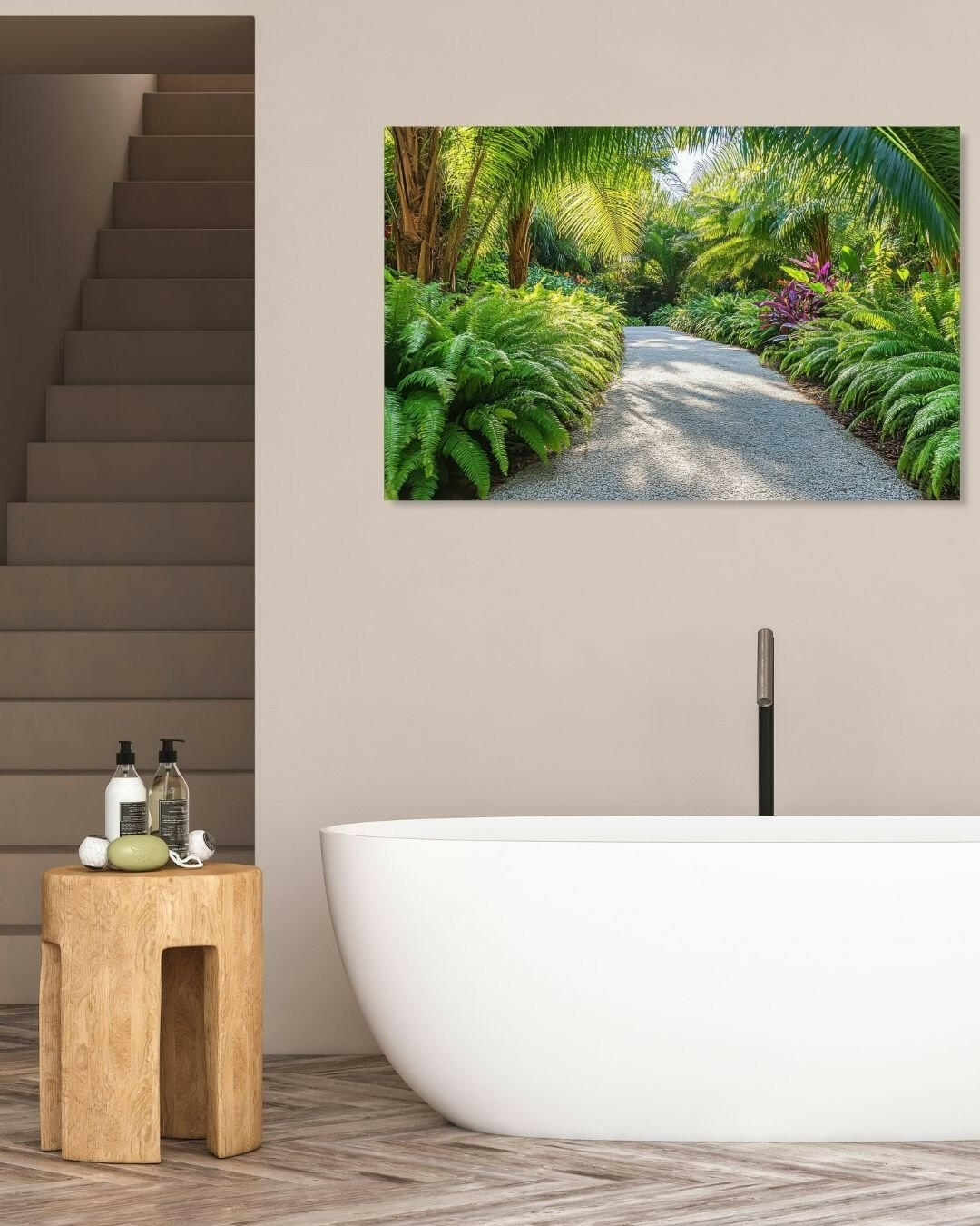 Serene Tropics Metal Art - Modern Oasis Sensory Design & Art Studio - Home Decor