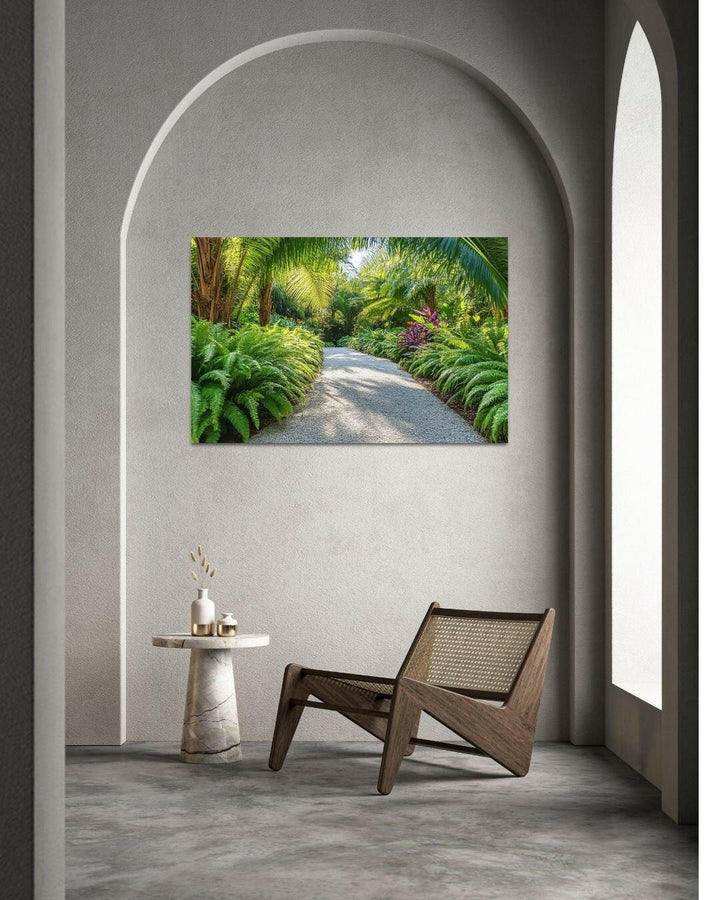 Serene Tropics Metal Art - Modern Oasis Sensory Design & Art Studio - Home Decor