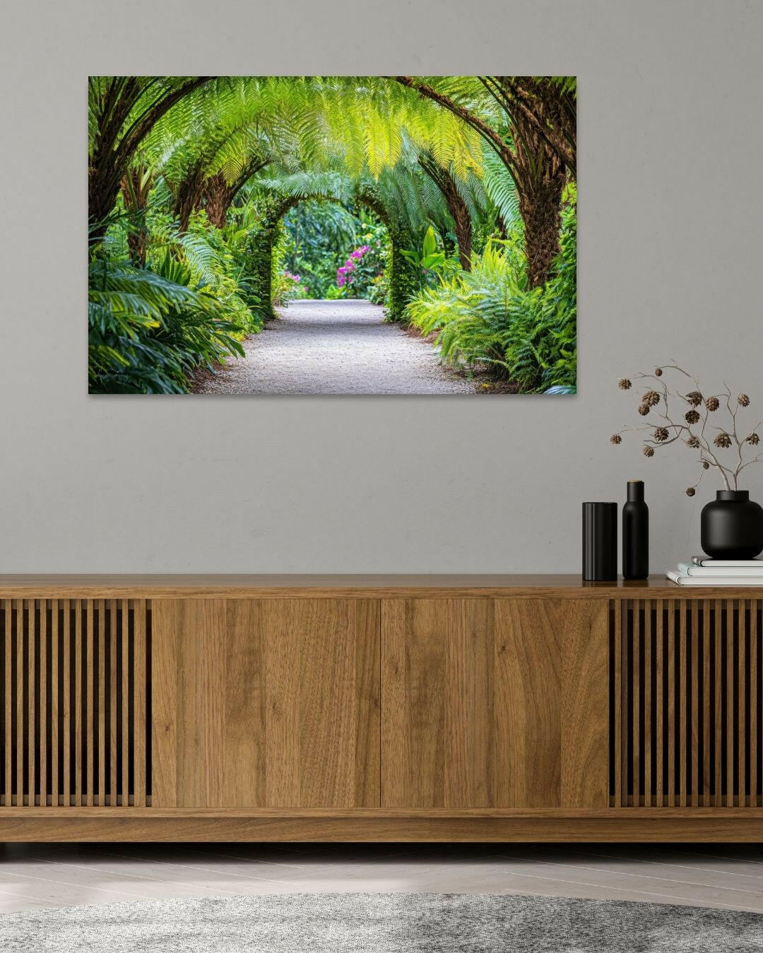 Tropical Pathway Metal Art - Modern Oasis Sensory Design & Art Studio - Home Decor