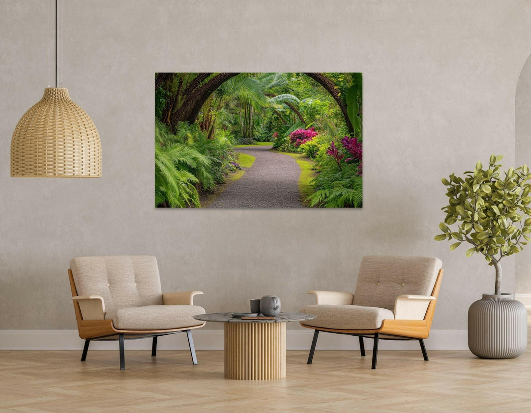 Serene Jungle Metal Art - Modern Oasis Sensory Design & Art Studio - Home Decor