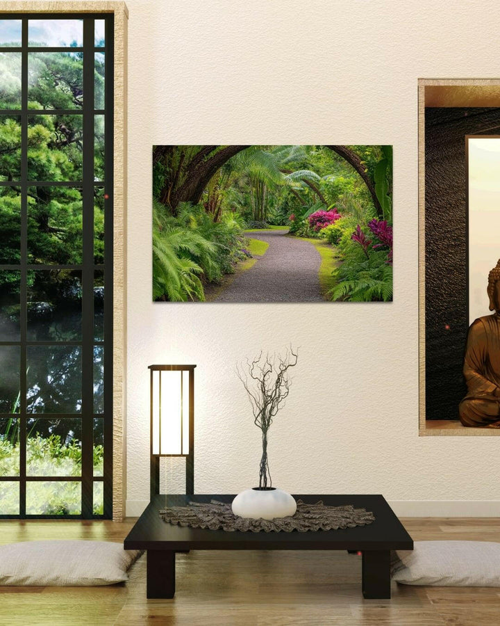 Serene Jungle Metal Art - Modern Oasis Sensory Design & Art Studio - Home Decor