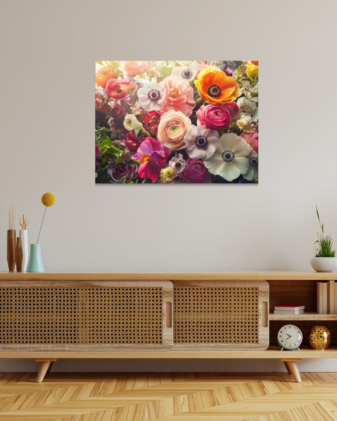 Floral Haze - Modern Oasis Sensory Design & Art Studio - Canvas
