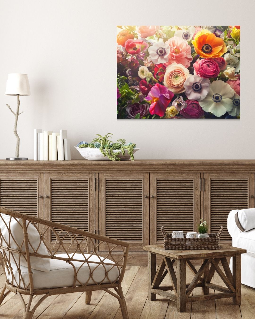 Floral Haze - Modern Oasis Sensory Design & Art Studio - Canvas