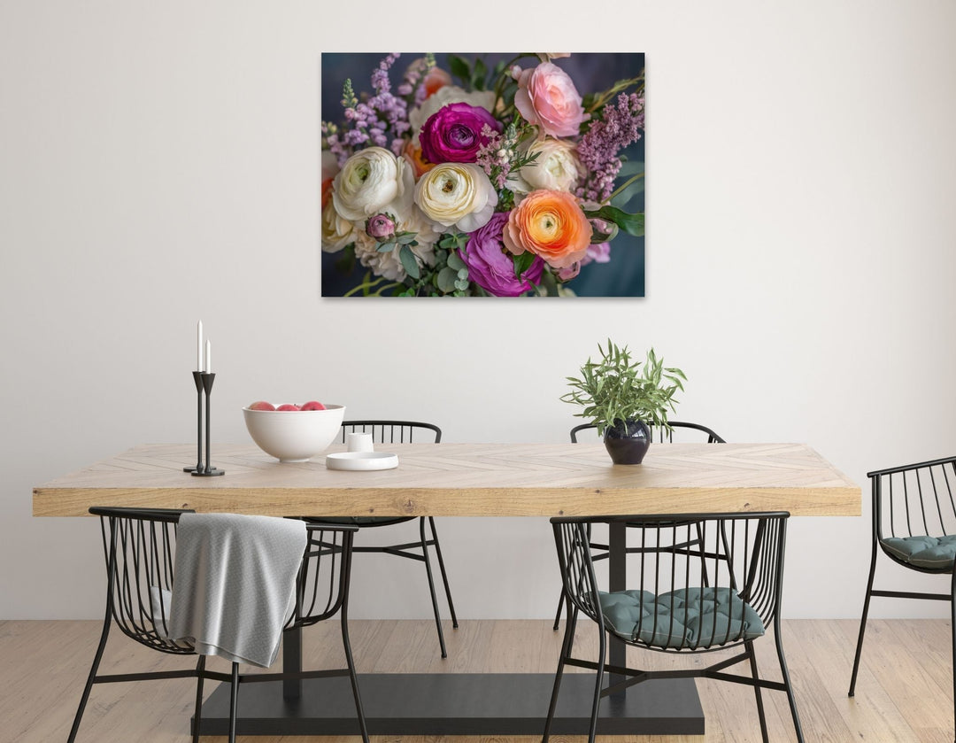 Peony Elegance - Modern Oasis Sensory Design & Art Studio - Canvas