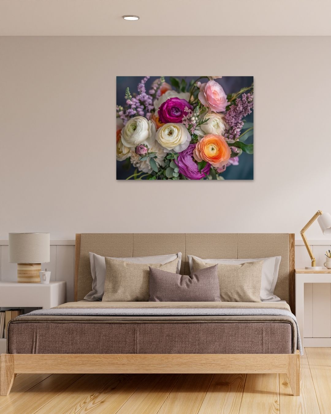 Peony Elegance - Modern Oasis Sensory Design & Art Studio - Canvas