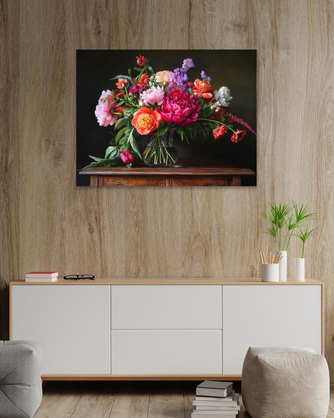 Floral Mirage Metal Art - Modern Oasis Sensory Design & Art Studio - Home Decor