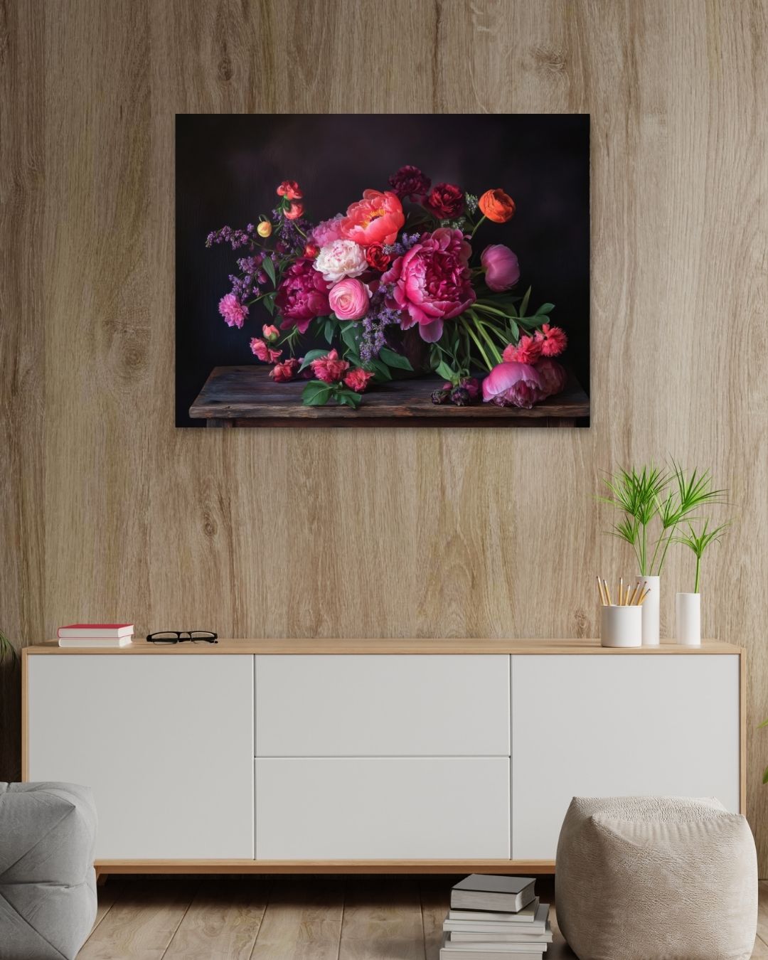 Floral Vibe Metal Art - Modern Oasis Sensory Design & Art Studio - Home Decor