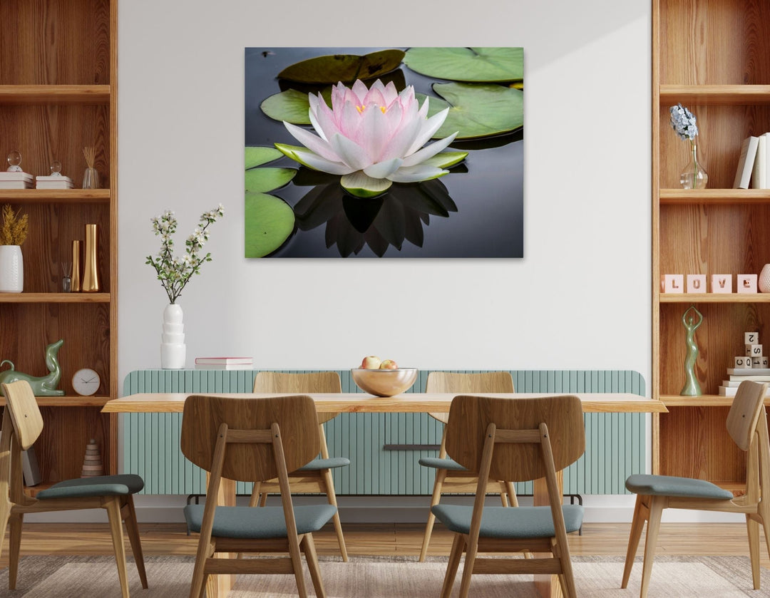 Serene Water Lily - Modern Oasis Sensory Design & Art Studio - Canvas