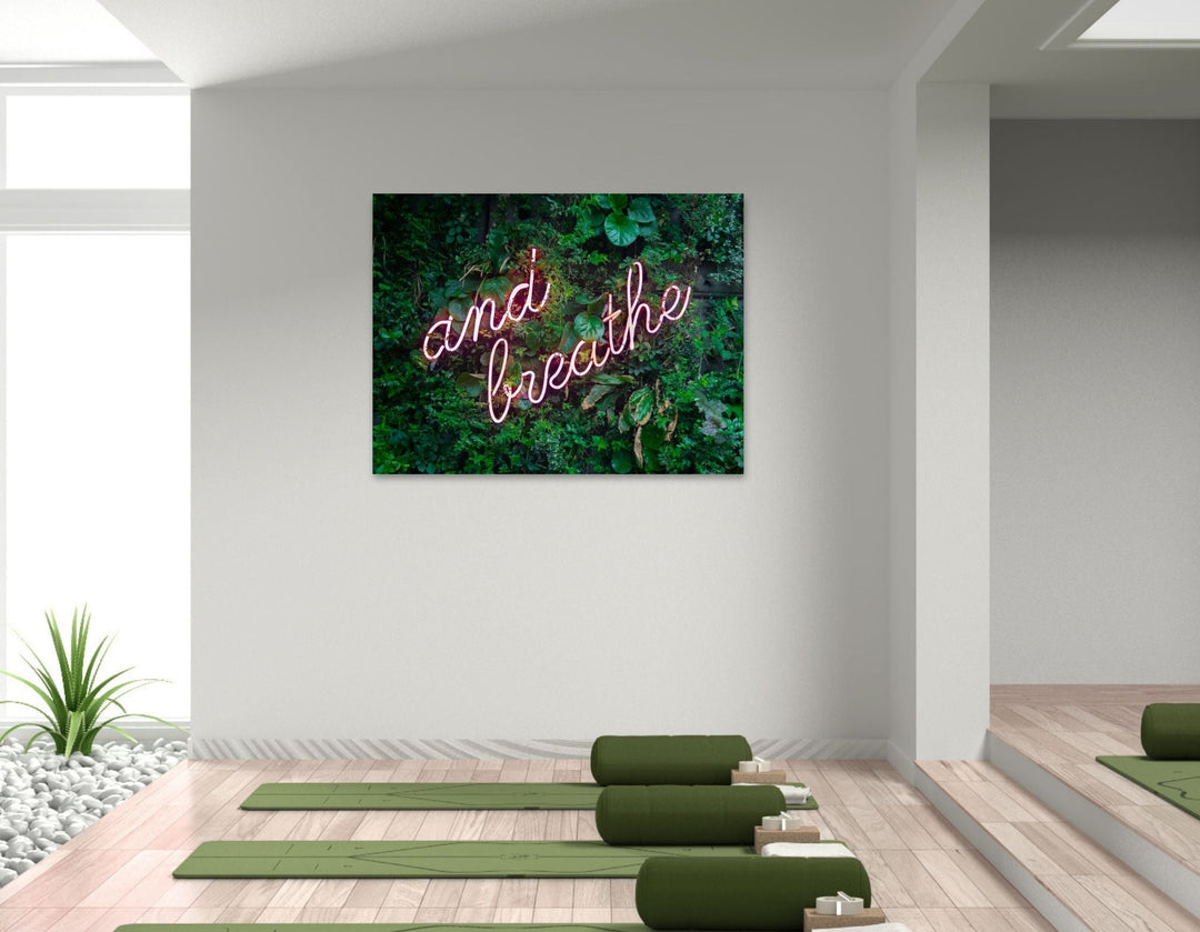 and Breathe - Modern Oasis Sensory Design & Art Studio - Canvas