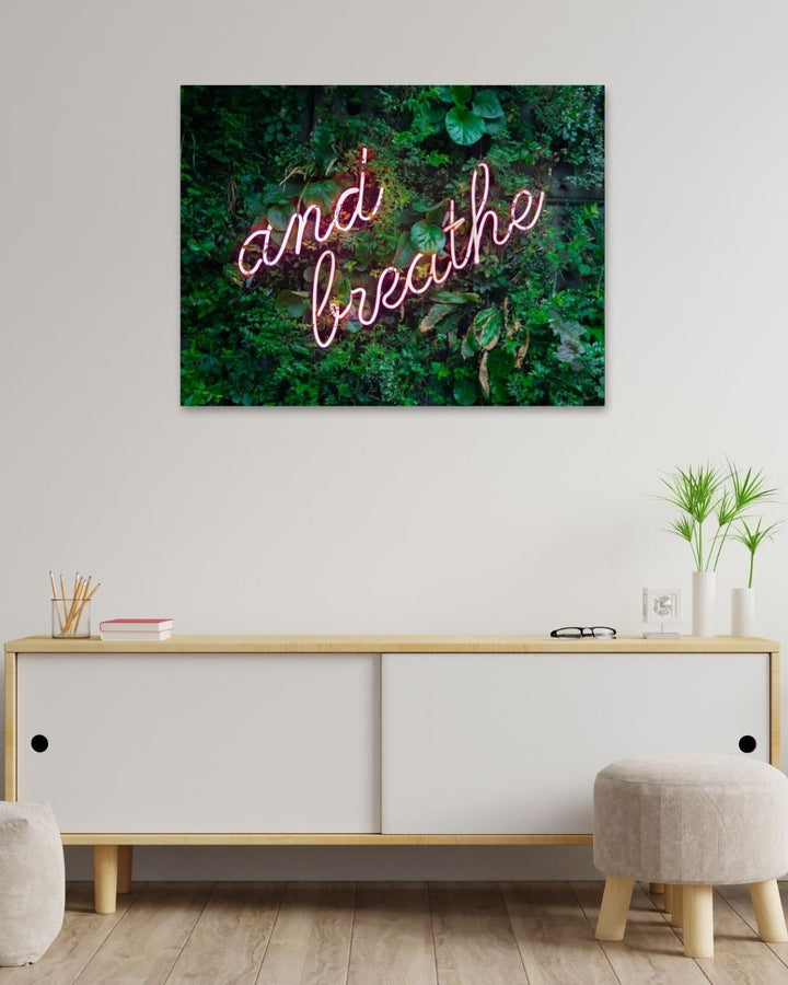 and Breathe - Modern Oasis Sensory Design & Art Studio - Canvas