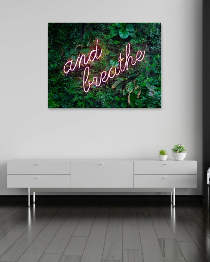 and Breathe - Modern Oasis Sensory Design & Art Studio - Canvas