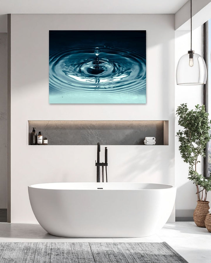 Serene Water - Modern Oasis Sensory Design & Art Studio - Canvas