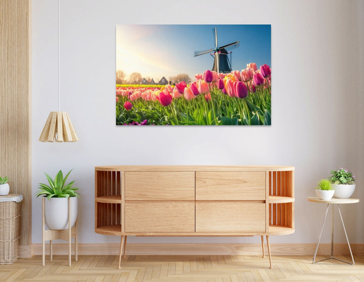 Vibrant Tulips - Modern Oasis Sensory Design & Art Studio - Canvas
