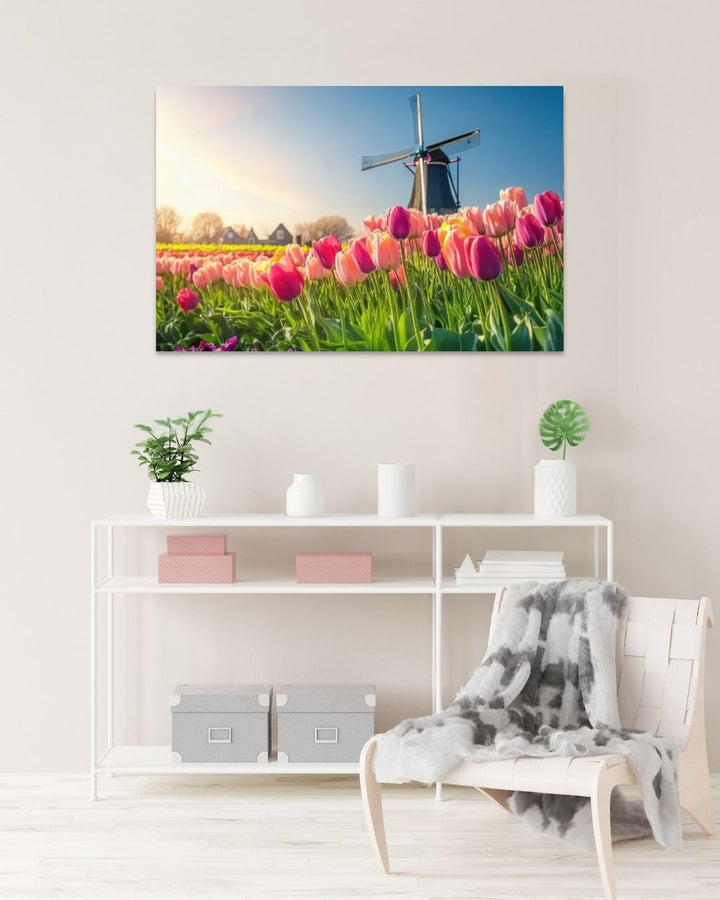 Vibrant Tulips - Modern Oasis Sensory Design & Art Studio - Canvas