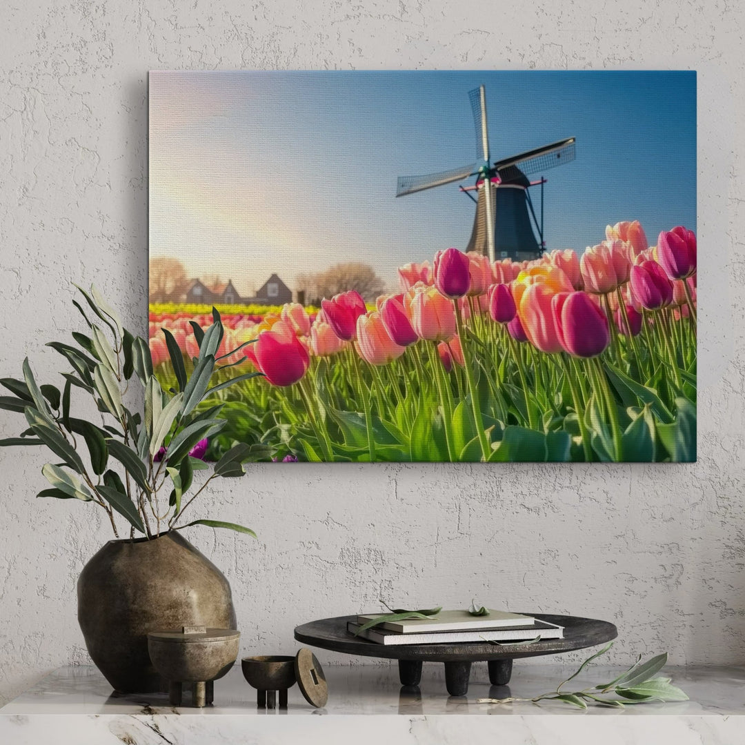 Vibrant Tulips - Modern Oasis Sensory Design & Art Studio - Canvas