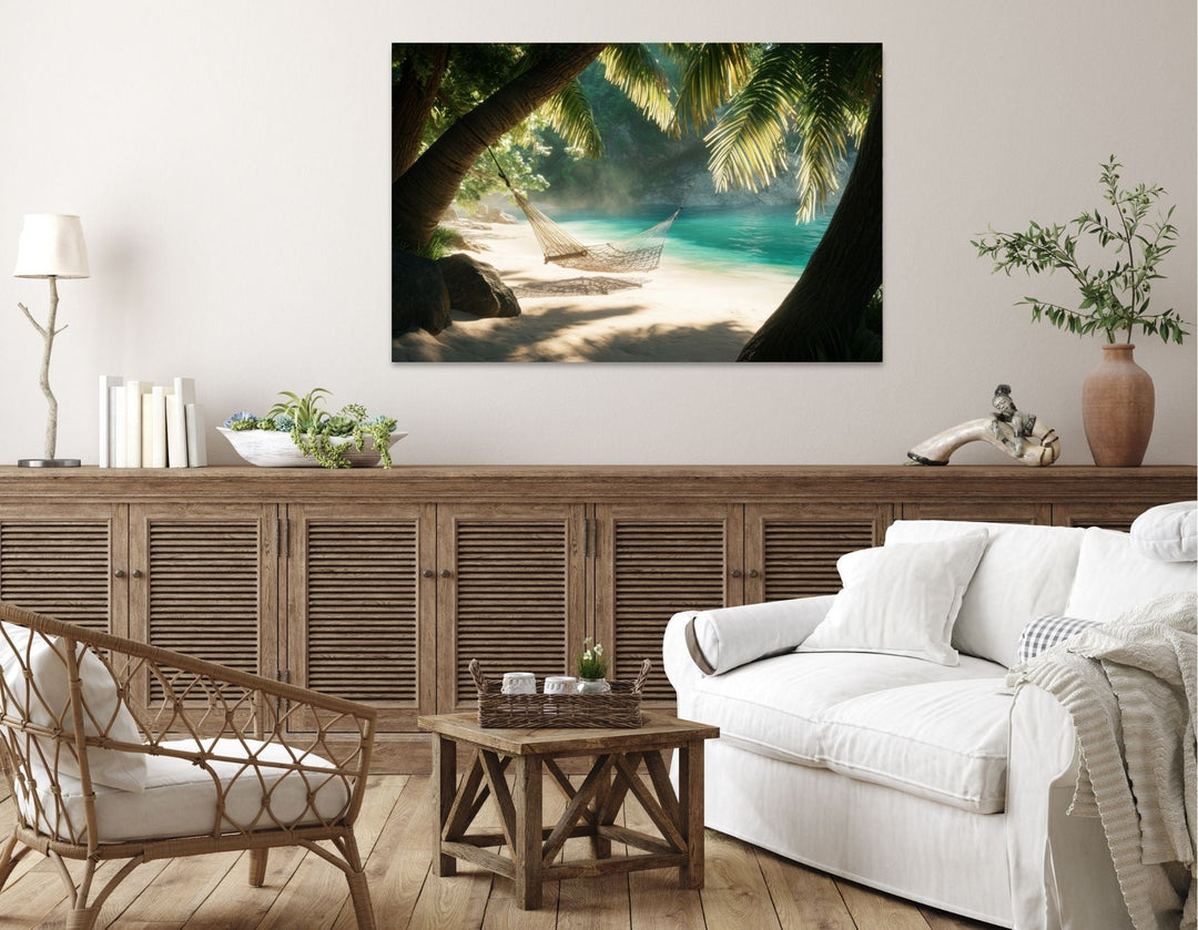 Hammock Dreams Metal Art - Modern Oasis Sensory Design & Art Studio - Home Decor