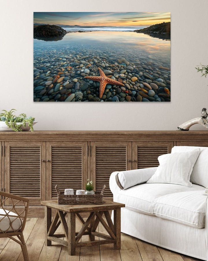 Starfish Calm - Modern Oasis Sensory Design & Art Studio - Canvas