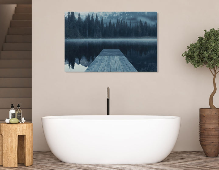 Dock Serenity - Modern Oasis Sensory Design & Art Studio - Canvas