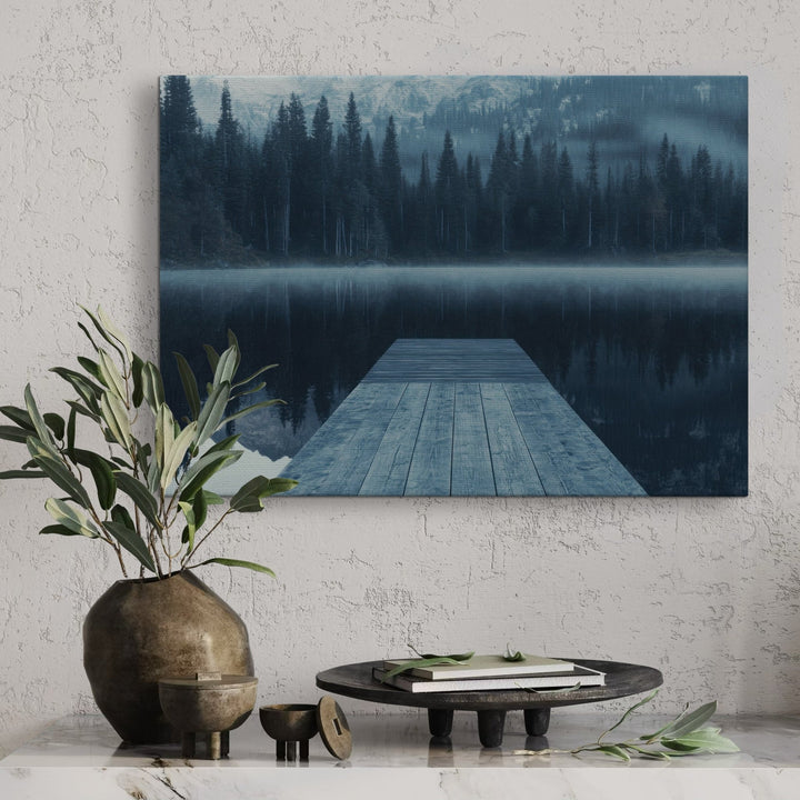 Dock Serenity - Modern Oasis Sensory Design & Art Studio - Canvas