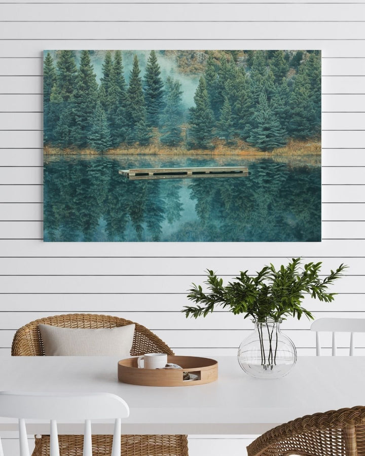 Calm Lake - Modern Oasis Sensory Design & Art Studio - Canvas
