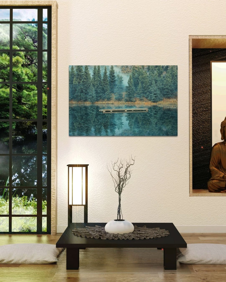 Calm Lake Metal Art - Modern Oasis Sensory Design & Art Studio - Home Decor