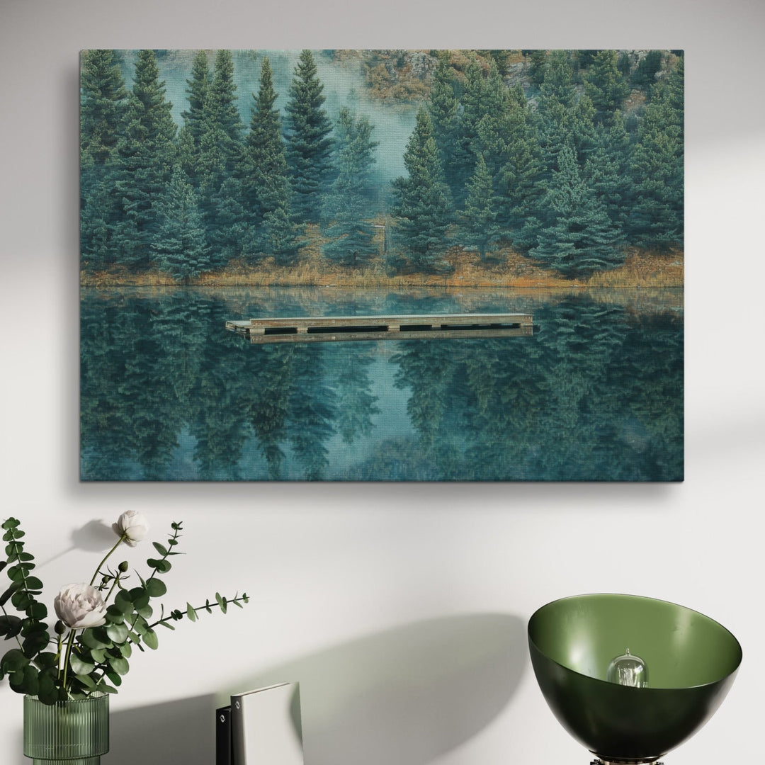 Calm Lake - Modern Oasis Sensory Design & Art Studio - Canvas