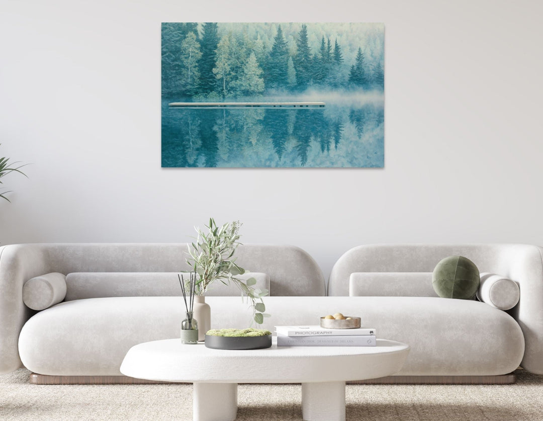 Misty Dock Metal Art - Modern Oasis Sensory Design & Art Studio - Home Decor