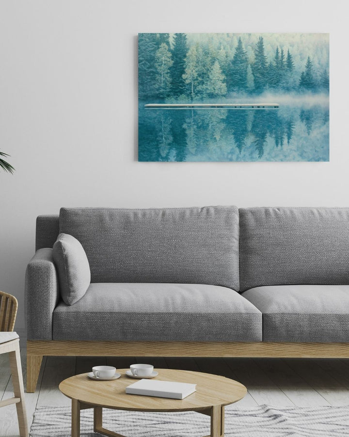 Misty Dock - Modern Oasis Sensory Design & Art Studio - Canvas