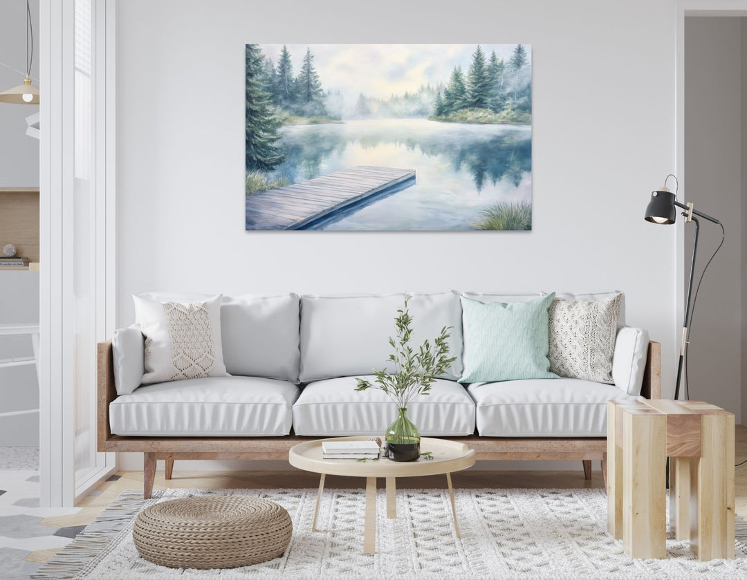 Tranquil Lake - Modern Oasis Sensory Design & Art Studio - Canvas