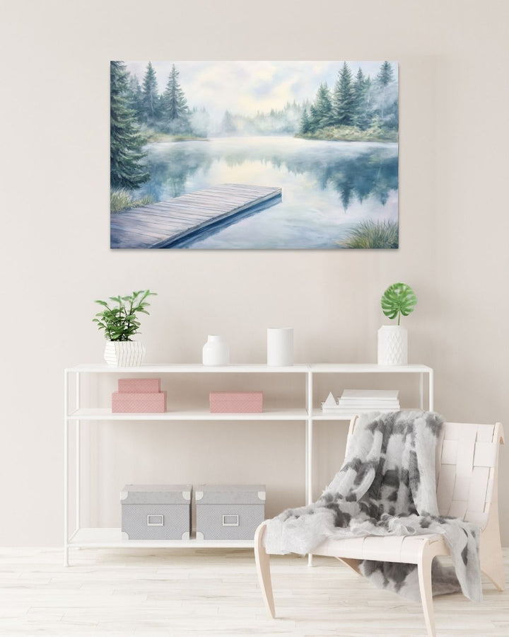 Tranquil Lake - Modern Oasis Sensory Design & Art Studio - Canvas