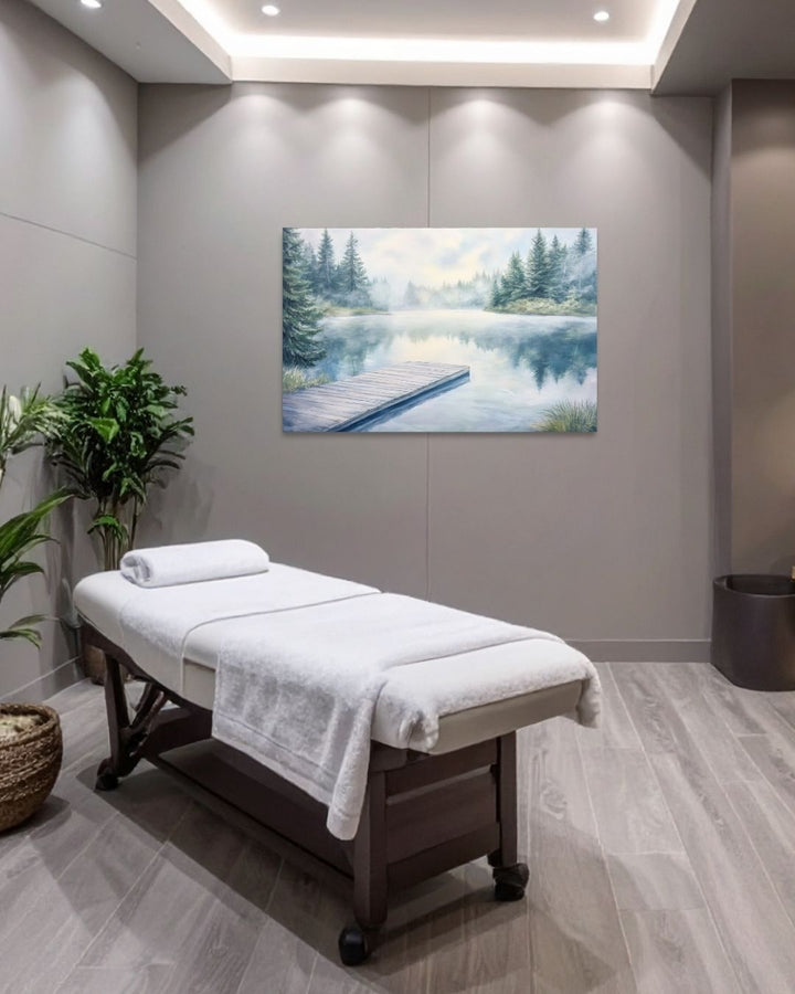 Tranquil Lake - Modern Oasis Sensory Design & Art Studio - Canvas