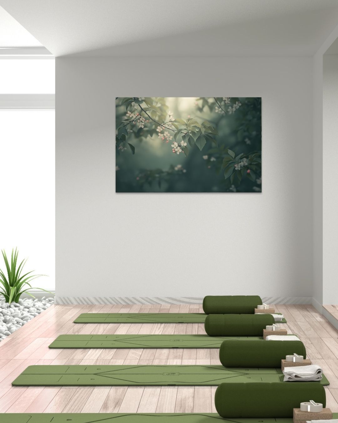 Blossom Haze - Modern Oasis Sensory Design & Art Studio - Canvas