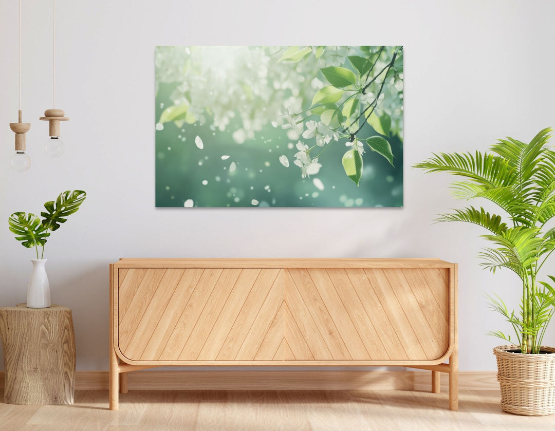 White Blossom - Modern Oasis Sensory Design & Art Studio - Canvas