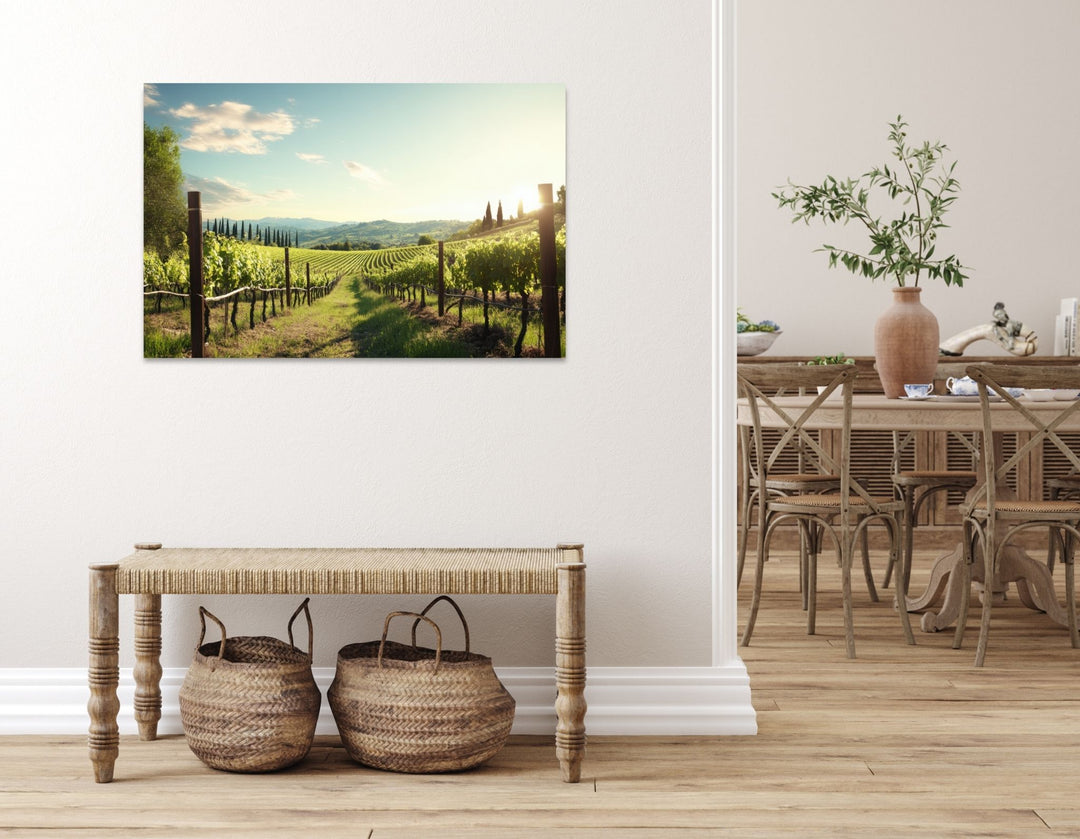Scenic Vineyard - Modern Oasis Sensory Design & Art Studio - Canvas