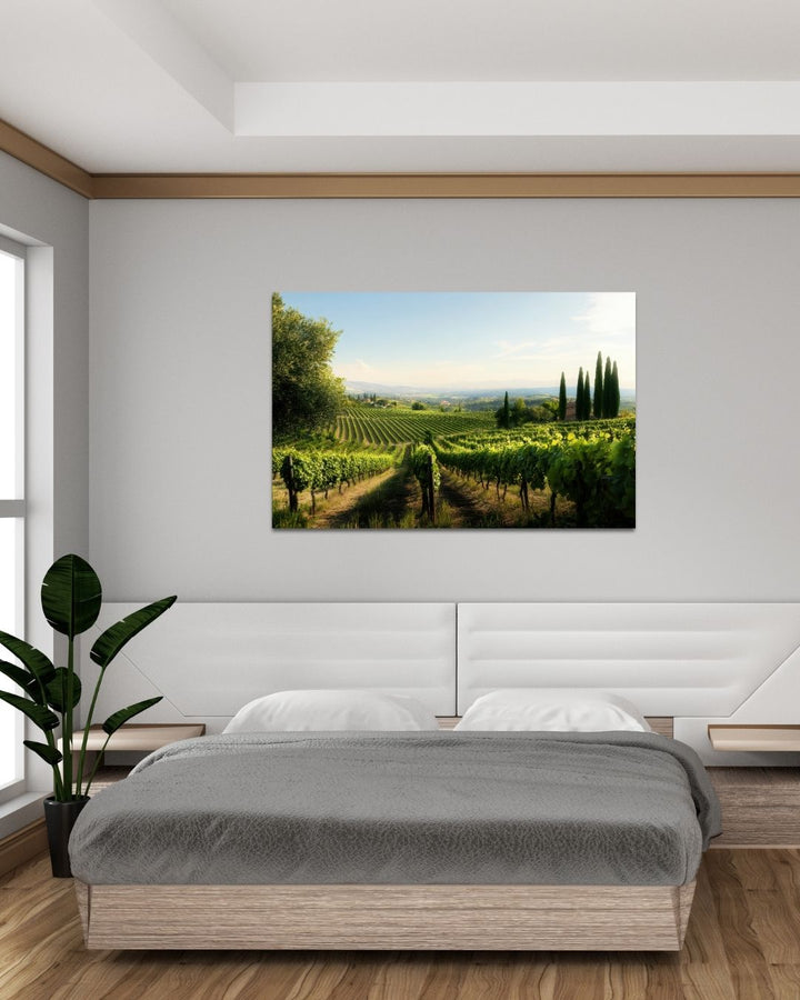 Vineyard Serenity - Modern Oasis Sensory Design & Art Studio - Canvas