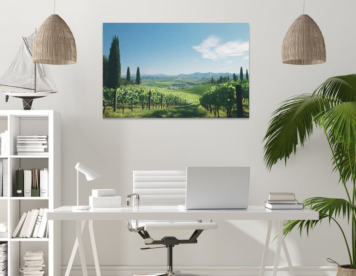 Lush Vineyard Metal Art - Modern Oasis Sensory Design & Art Studio - Home Decor
