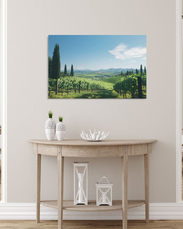 Lush Vineyard - Modern Oasis Sensory Design & Art Studio - Canvas