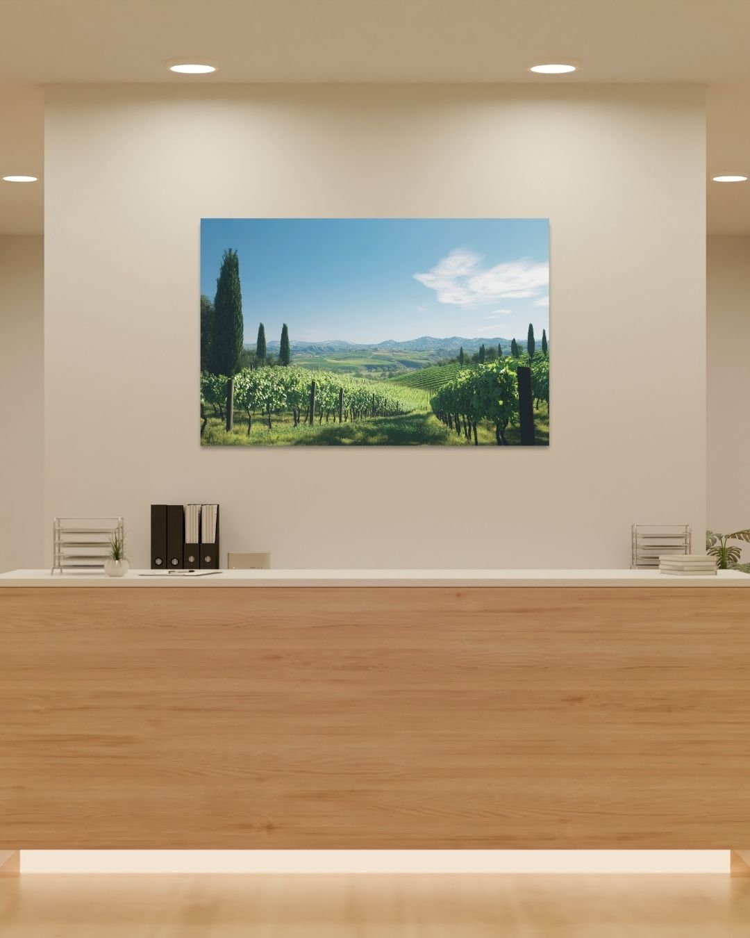 Lush Vineyard Metal Art - Modern Oasis Sensory Design & Art Studio - Home Decor