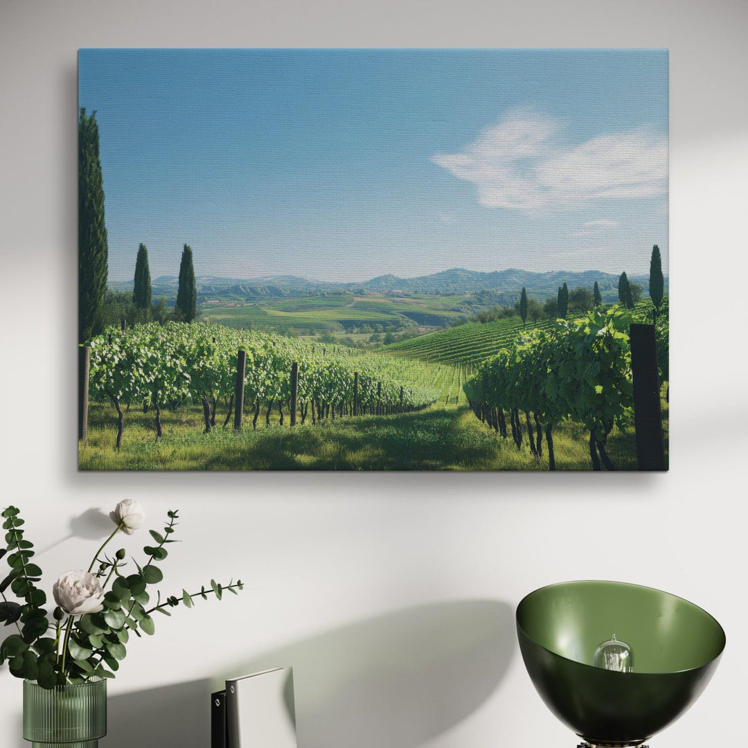 Lush Vineyard - Modern Oasis Sensory Design & Art Studio - Canvas