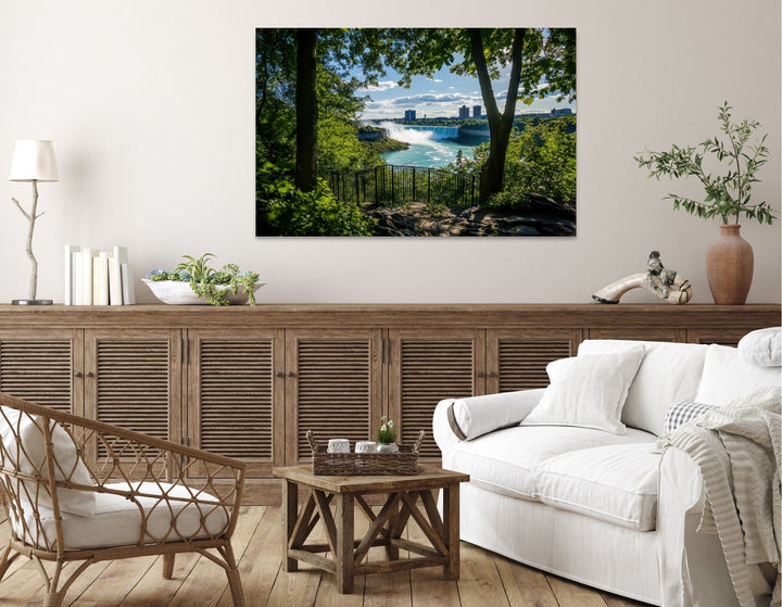 Waterfall Serenity - Modern Oasis Sensory Design & Art Studio - Canvas