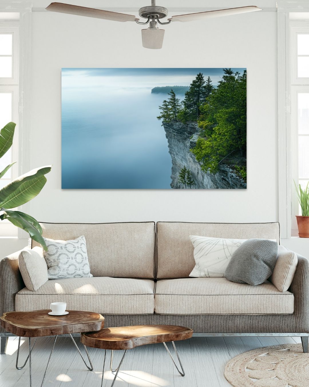 Coastal Serenity Metal Art - Modern Oasis Sensory Design & Art Studio - Home Decor