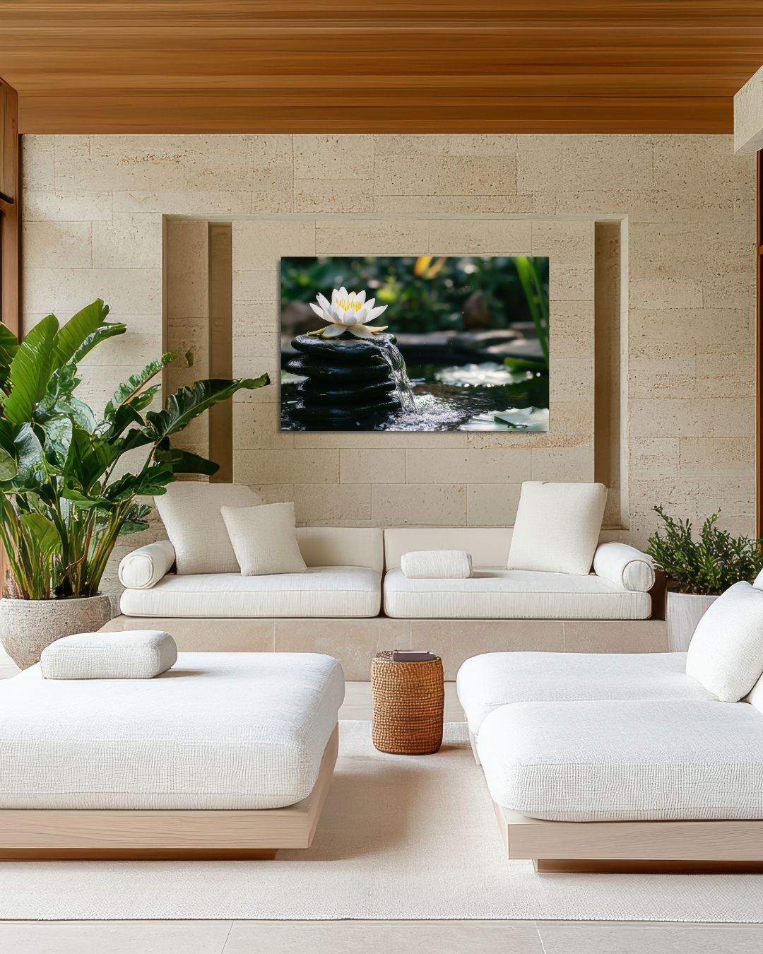 Serenity - Modern Oasis Sensory Design & Art Studio - Canvas